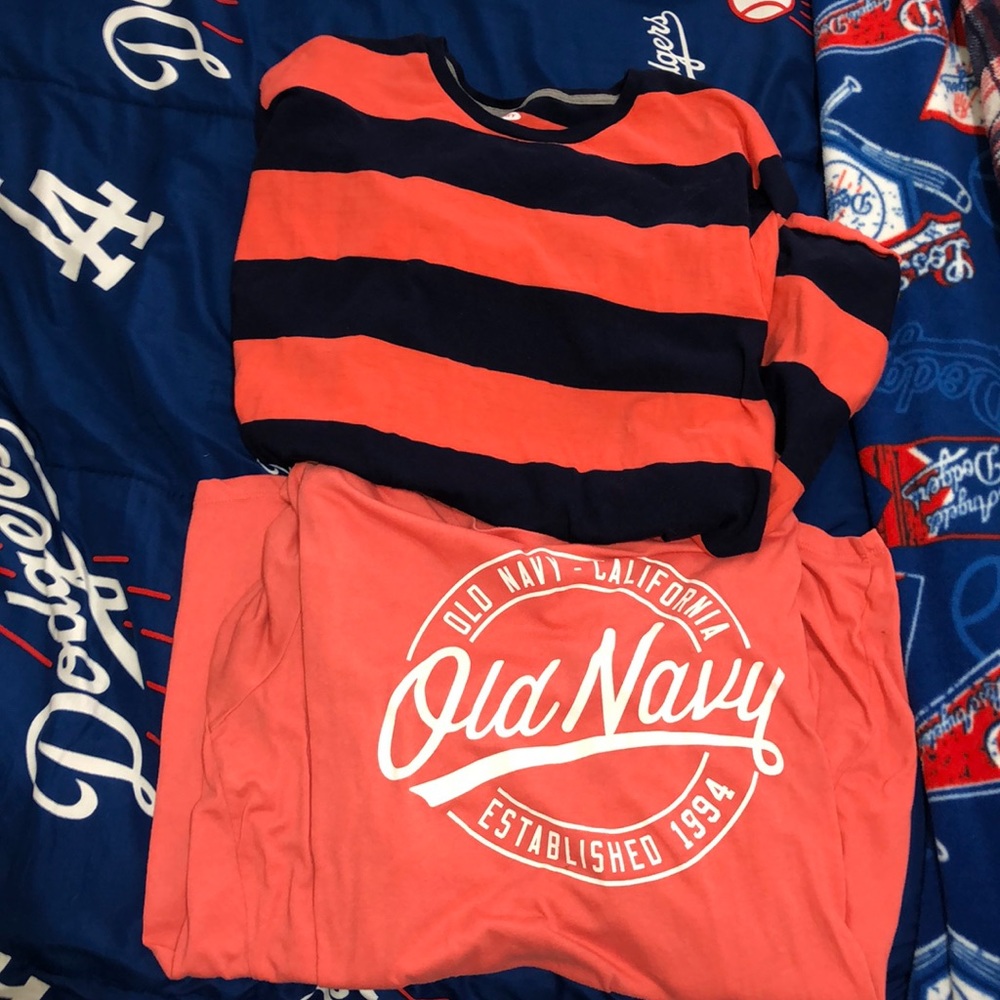 2 for 1! old navy never worn shirts (soft washed)